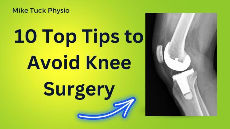 10 Things you should be doing to avoid a knee replacement – tips for seniors!